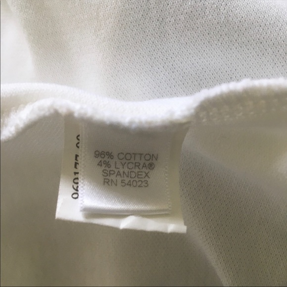 Banana Republic White Short-Sleeve Polo Shirt Men’s Size Large Tall - Picture 4 of 5